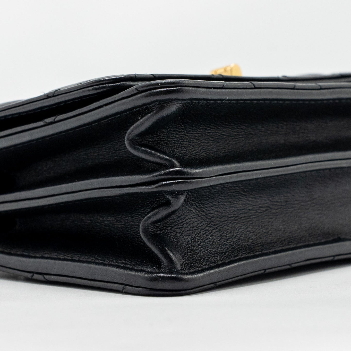 Chanel Mini 2.55 Reissue Wallet on Chain Aged Calfskin Black GHW(microchip)