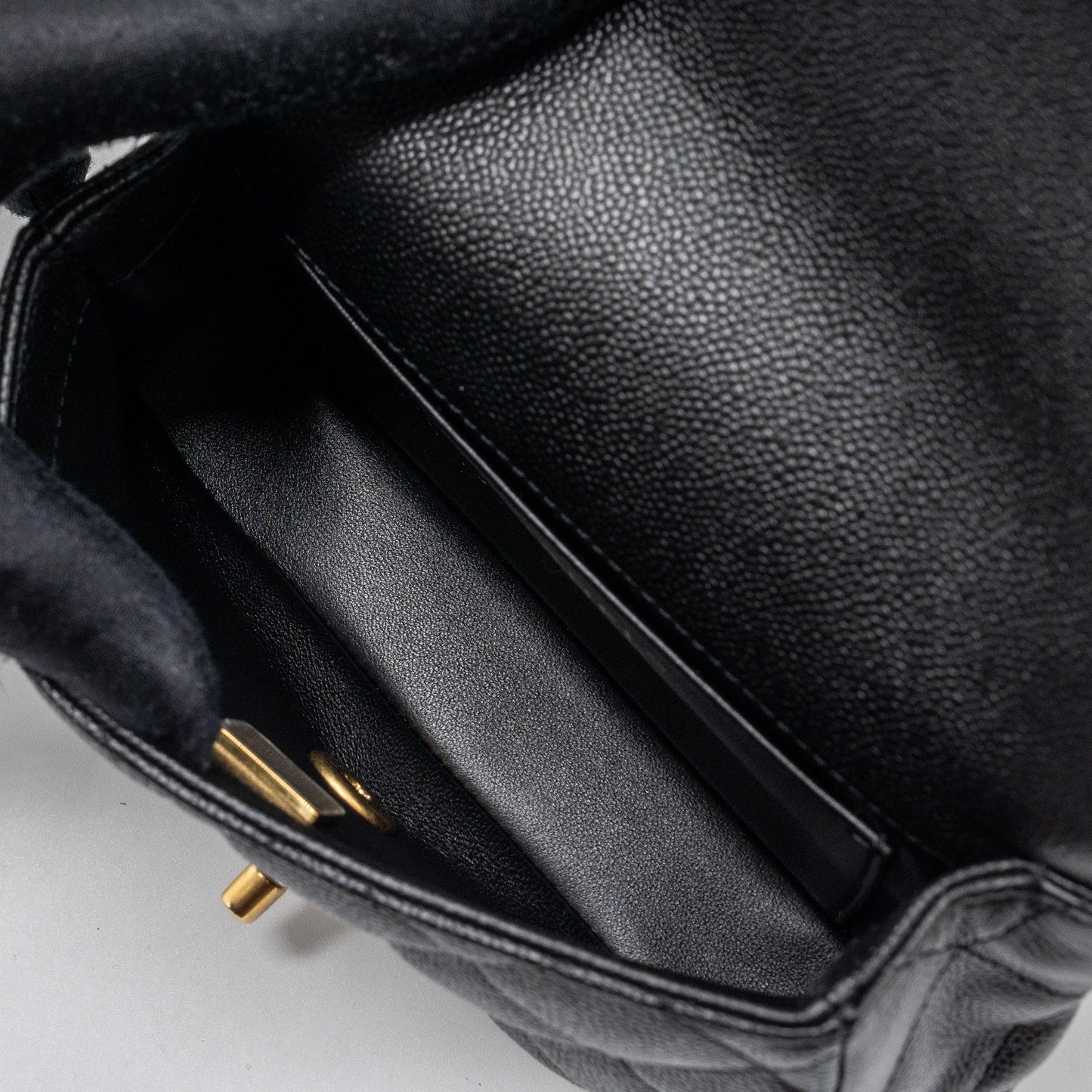 Chanel 23p Mini Coco Love Flap Bag Caviar Black GHW(Microchip)