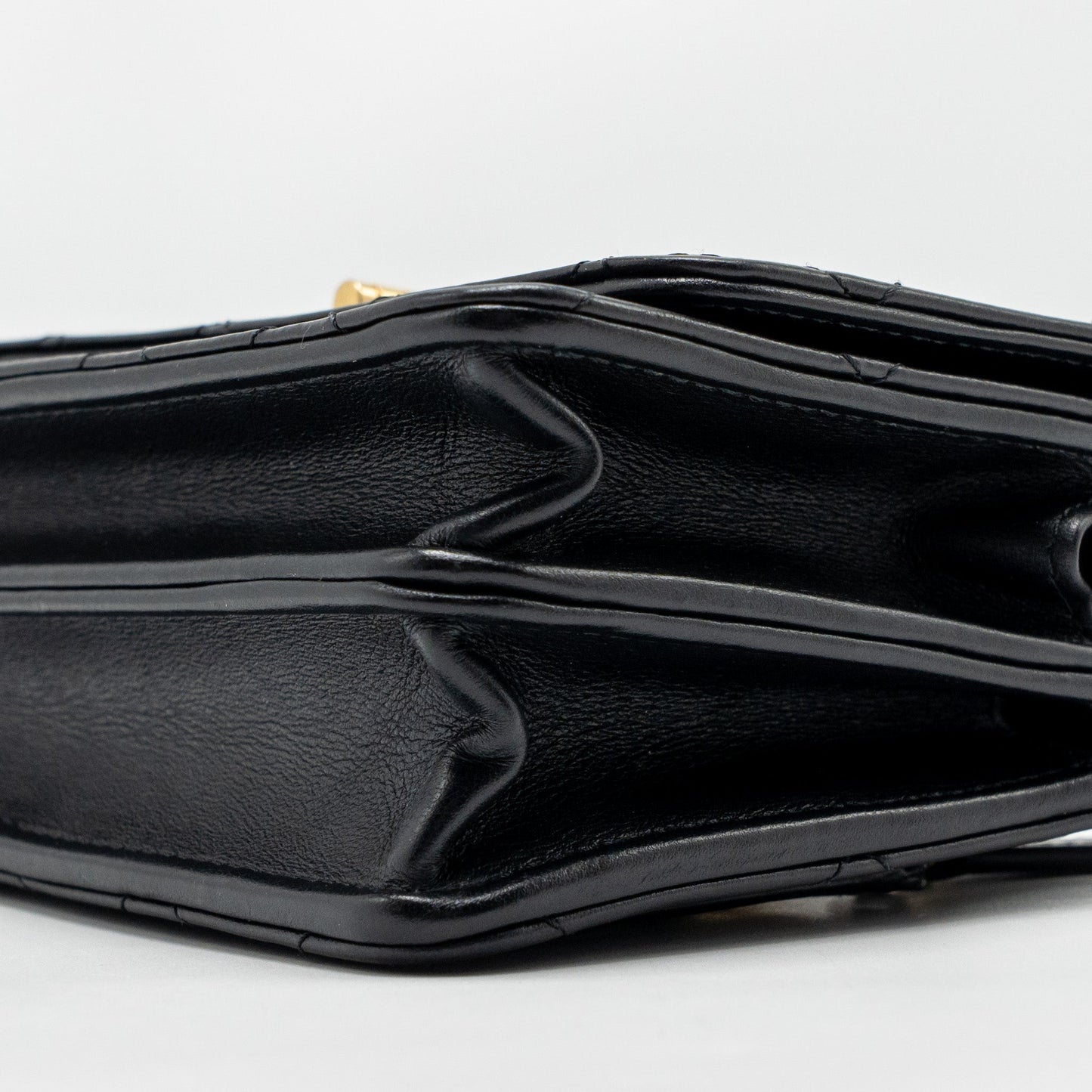 Chanel Mini 2.55 Reissue Wallet on Chain Aged Calfskin Black GHW(microchip)