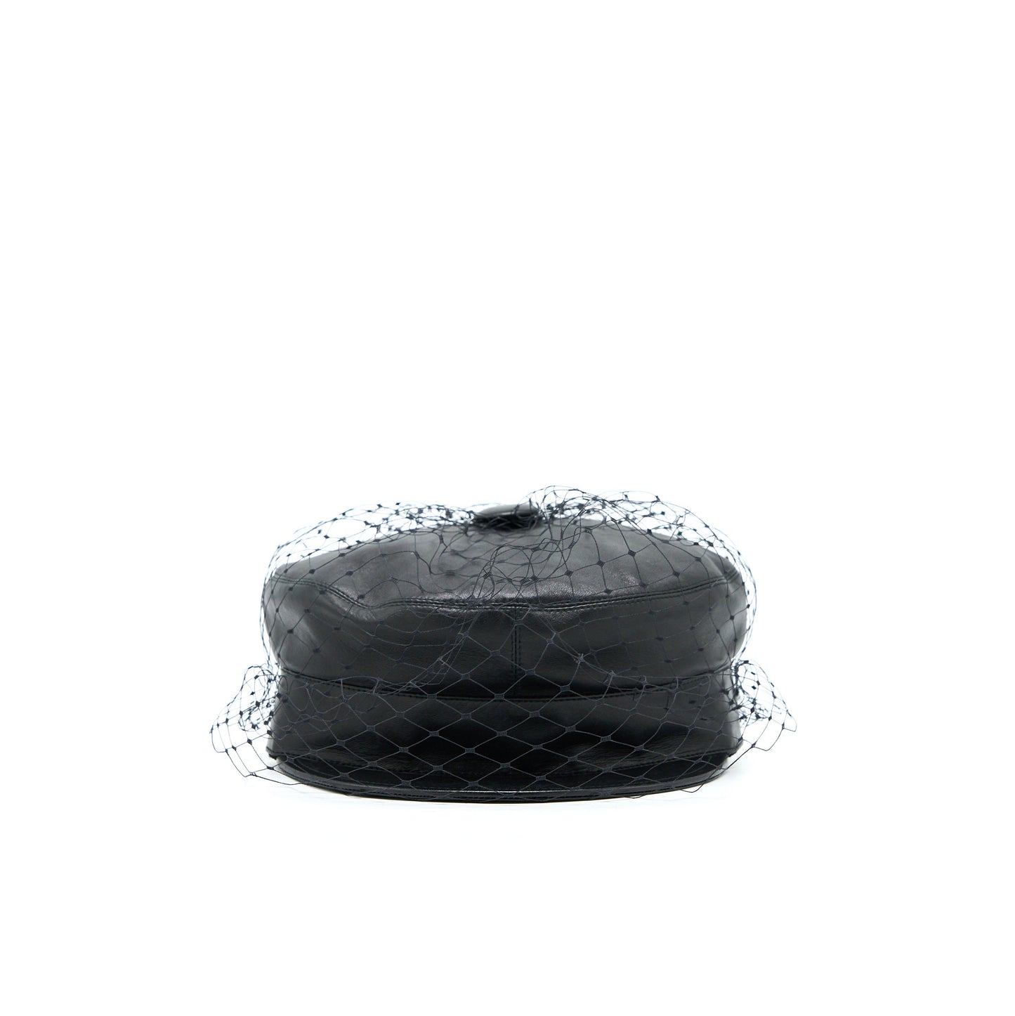 Luxury Dior Size 58 Paris Revolution Cap with Veil Back