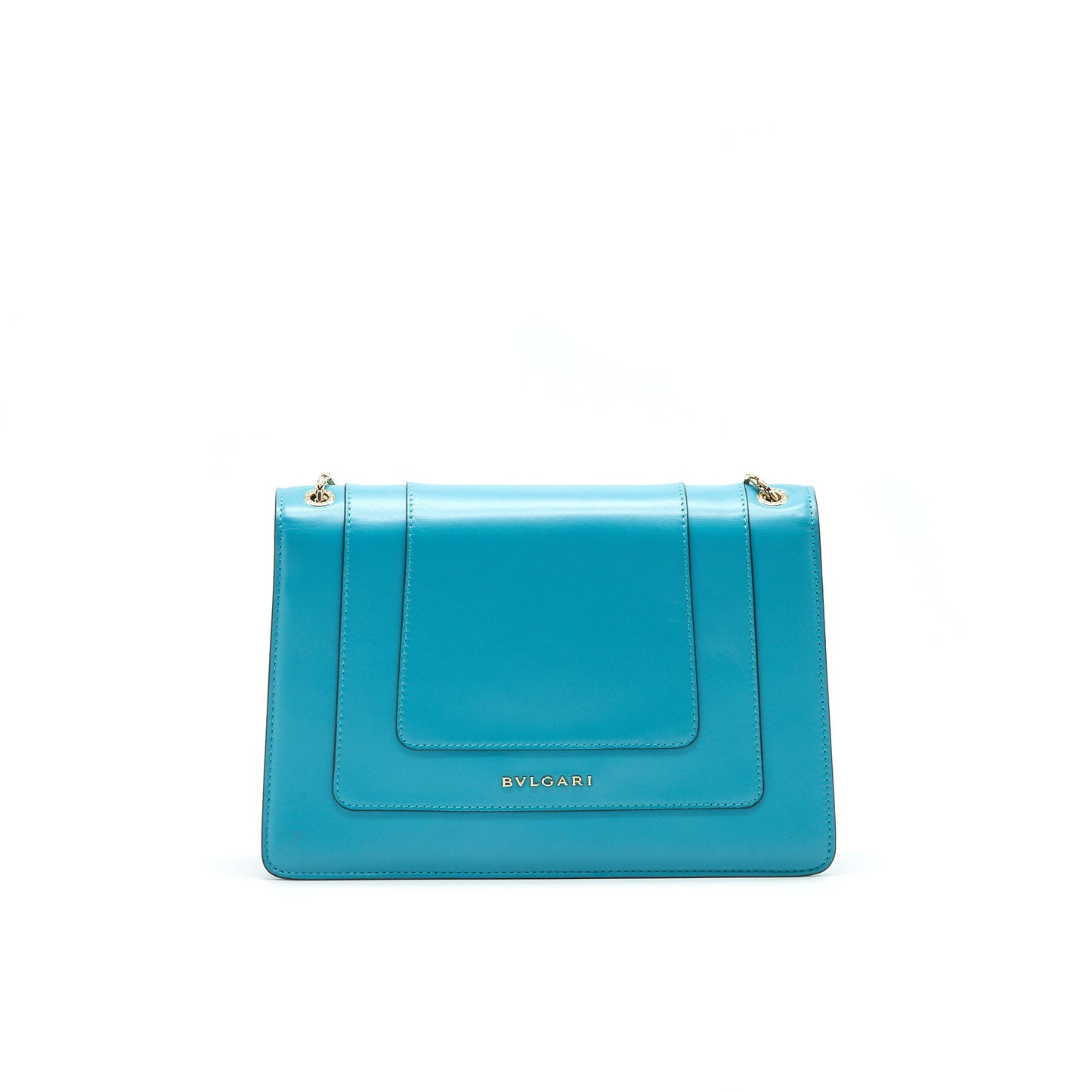 BVLGARI Serpenti Shoulder Bag Aquarelle Tourquoise LGHW