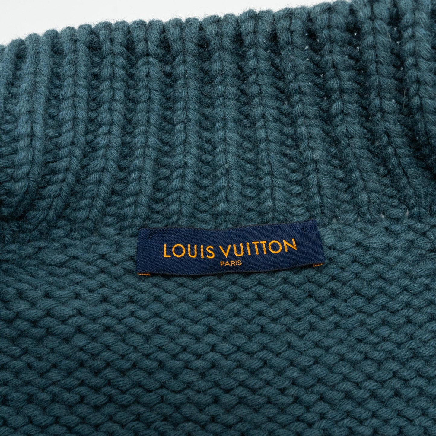 Louis Vuitton size S knit wear wool could blue
