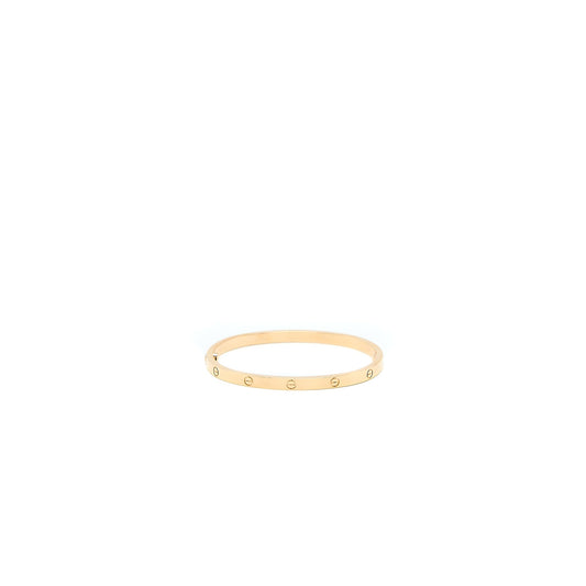 Cartier Size 15 Love Bracelet Small Model Rose Gold