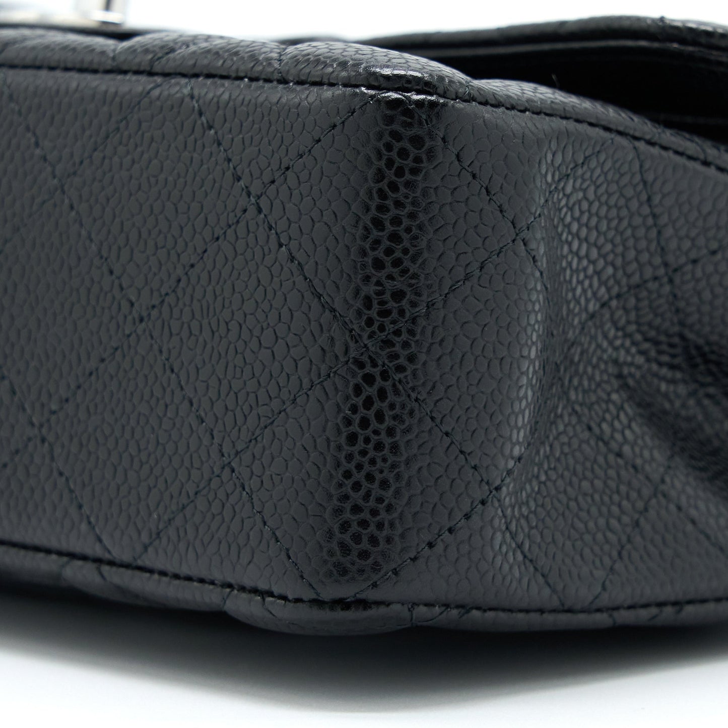 Chanel Small Classic Double Flap Bag Caviar Black SHW (Microchip)