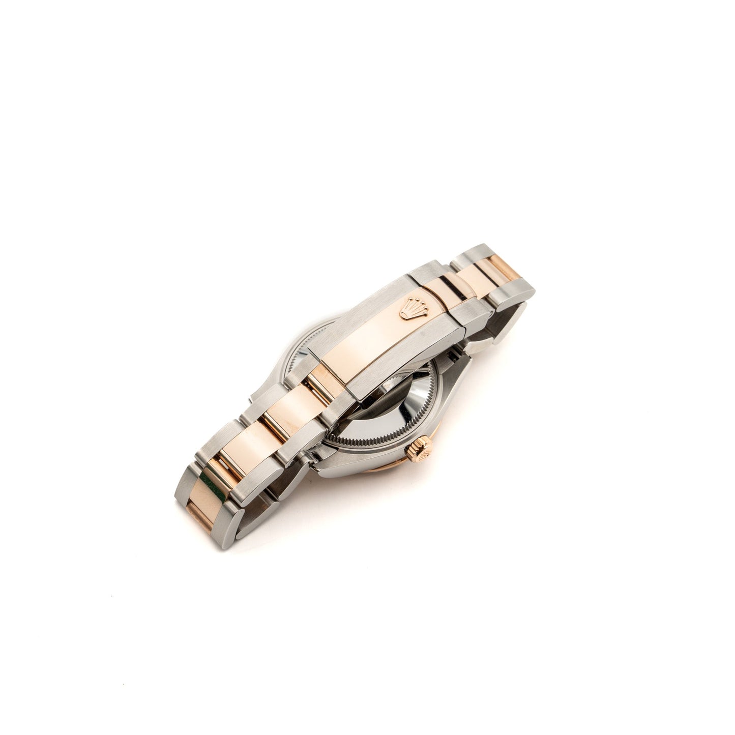 Rolex Datejust 31mm oyster steel / rose gold and diamonds aubergine dial with oyster bracelet model: M278341RBR-0019