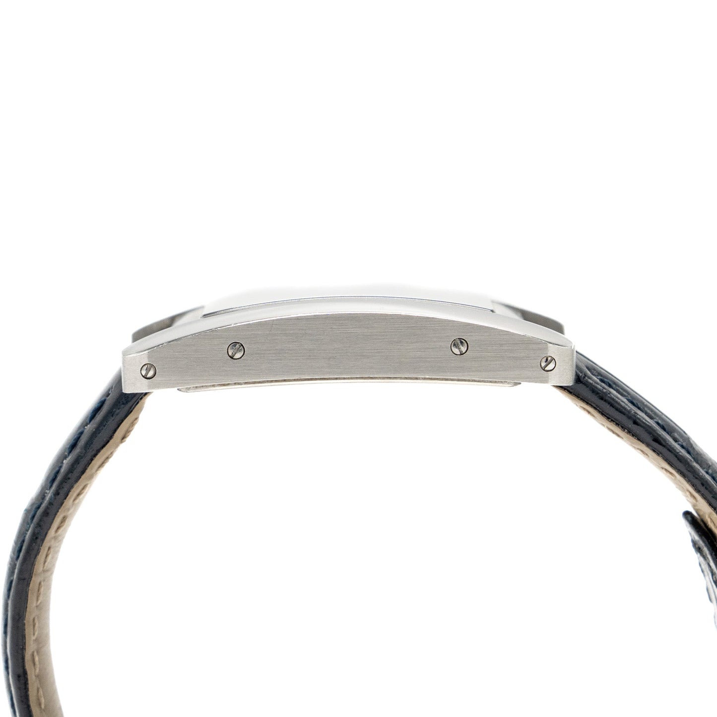 Cartier Tank Americaine Watch Small Model Steel Case with Alligator Strap Model:WSTA0016