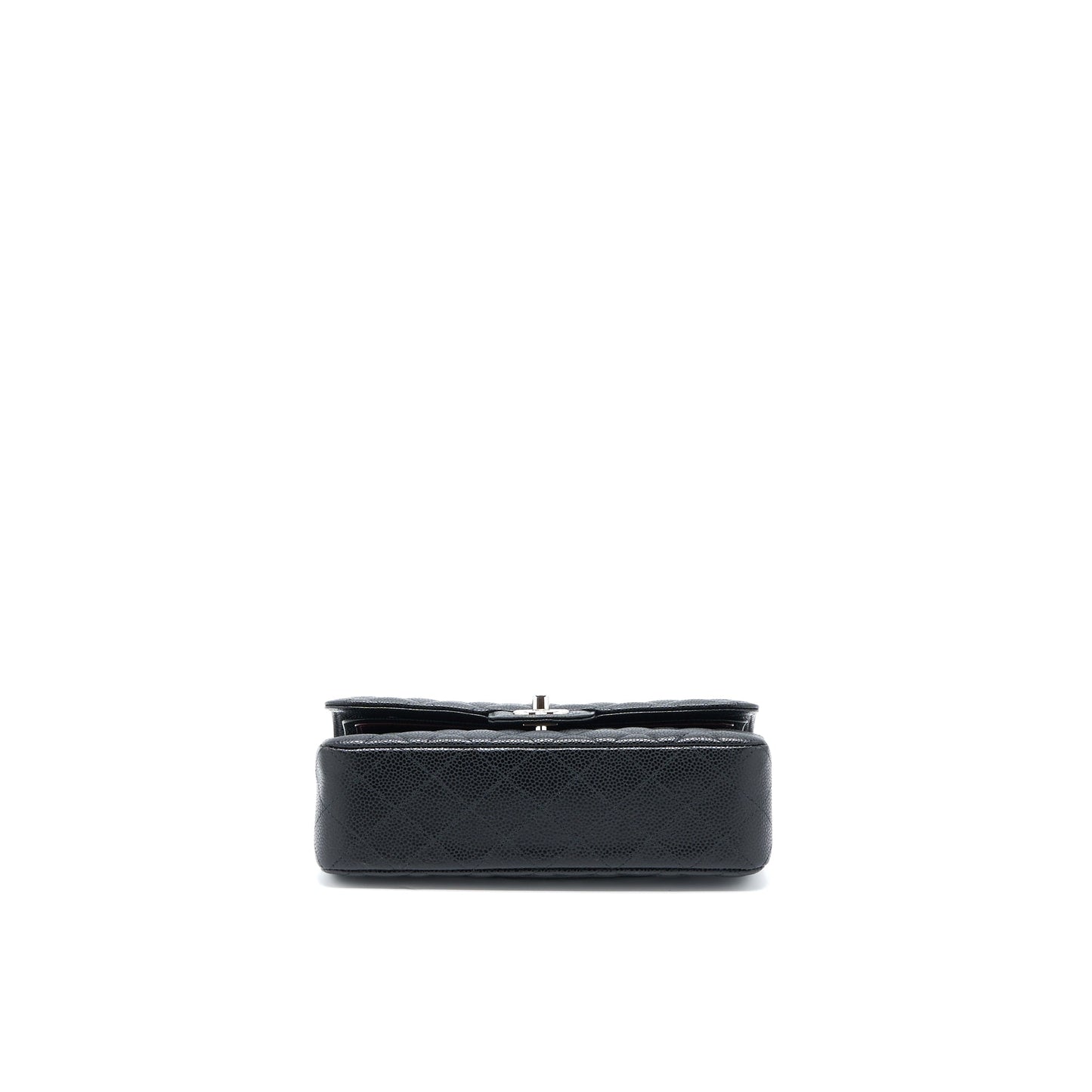 Chanel Small Classic Double Flap Bag Caviar Black SHW (Microchip)