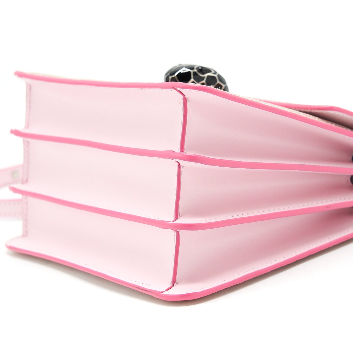 Bvlgari Serpenti Forever Bag Rosa Di Francia Crystal Galuchat