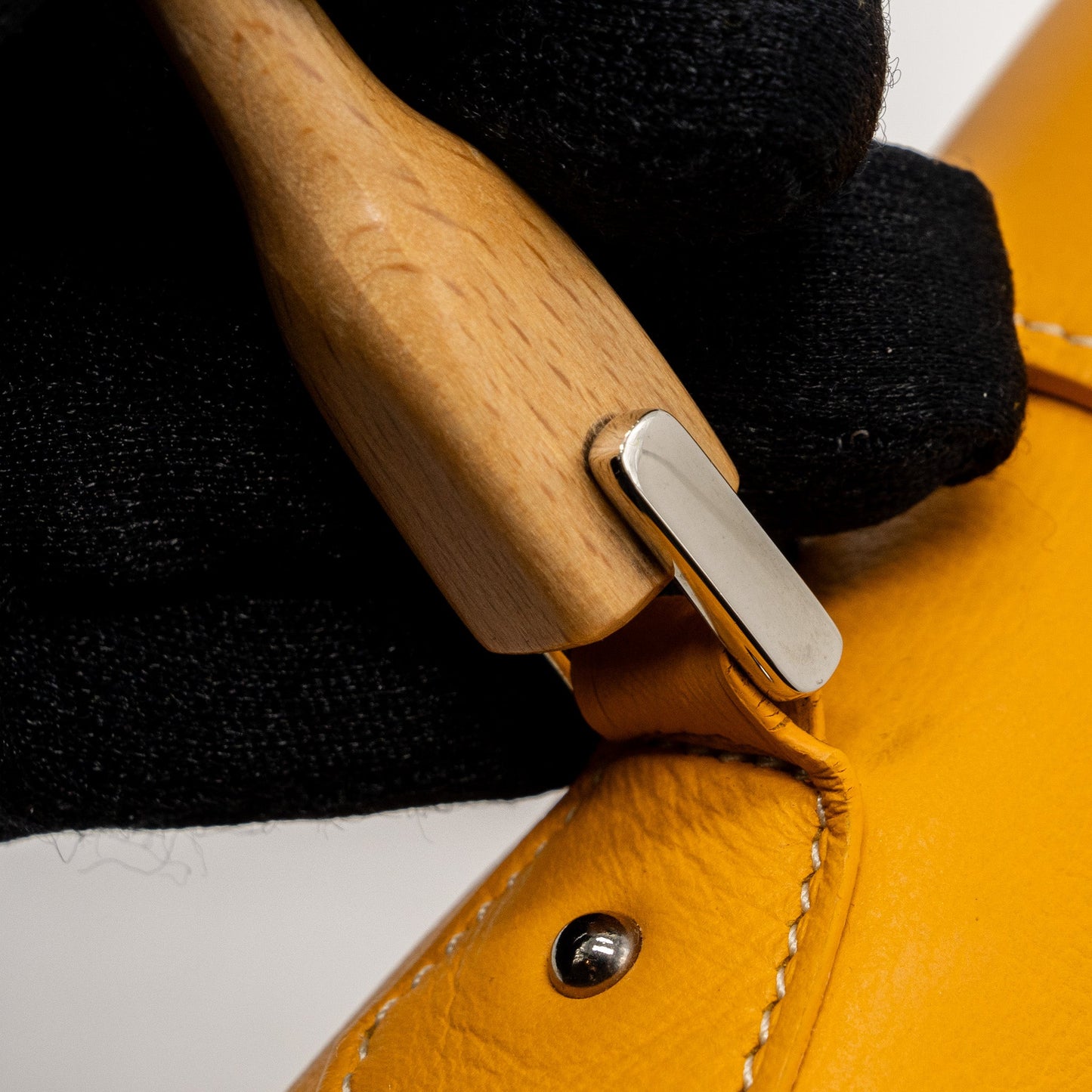 GOYARD mini Saigon canvas yellow SHW