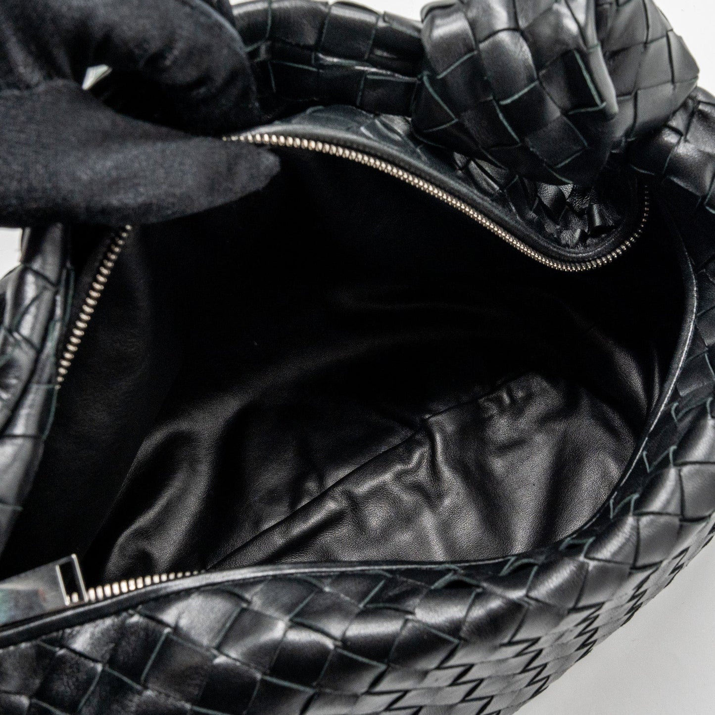 Bottega Veneta Small Jodie Lambskin Black SHW