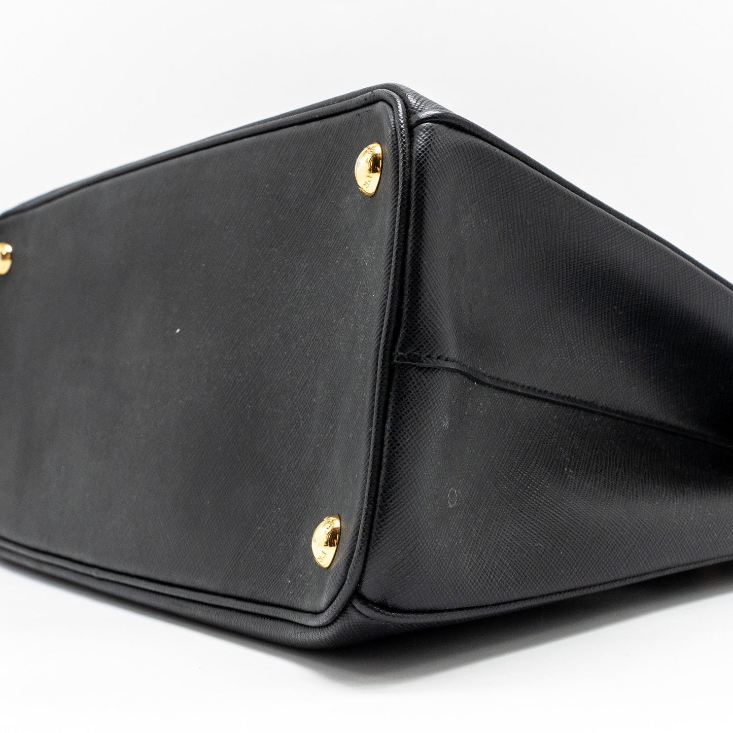 Prada Large Saffiano Tote Bag Galleria Saffiano Leather Black GHW