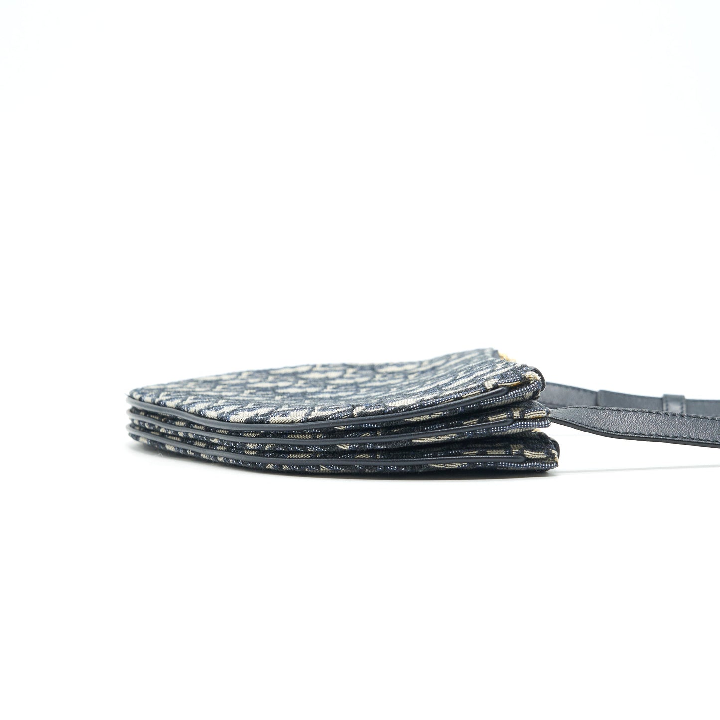 Christian Luxury Dior Saddle Pouch Navy