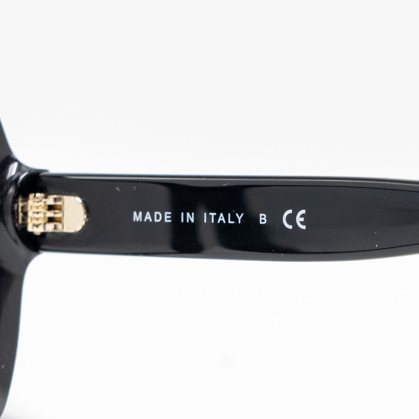 Chanel Letter Logo Square Glasses Black LGHW