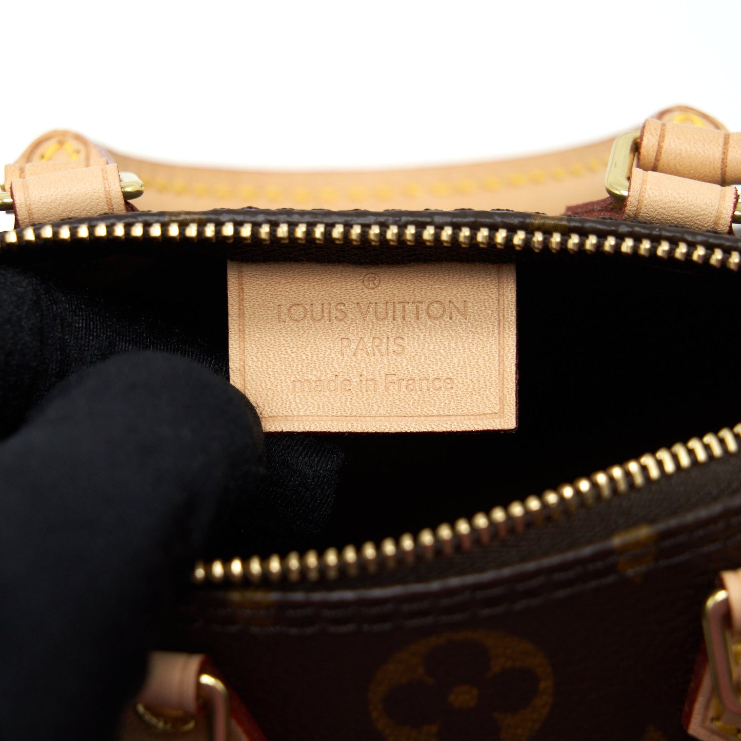 Louis Vuitton Nano Speedy Monogram Canvas GHW