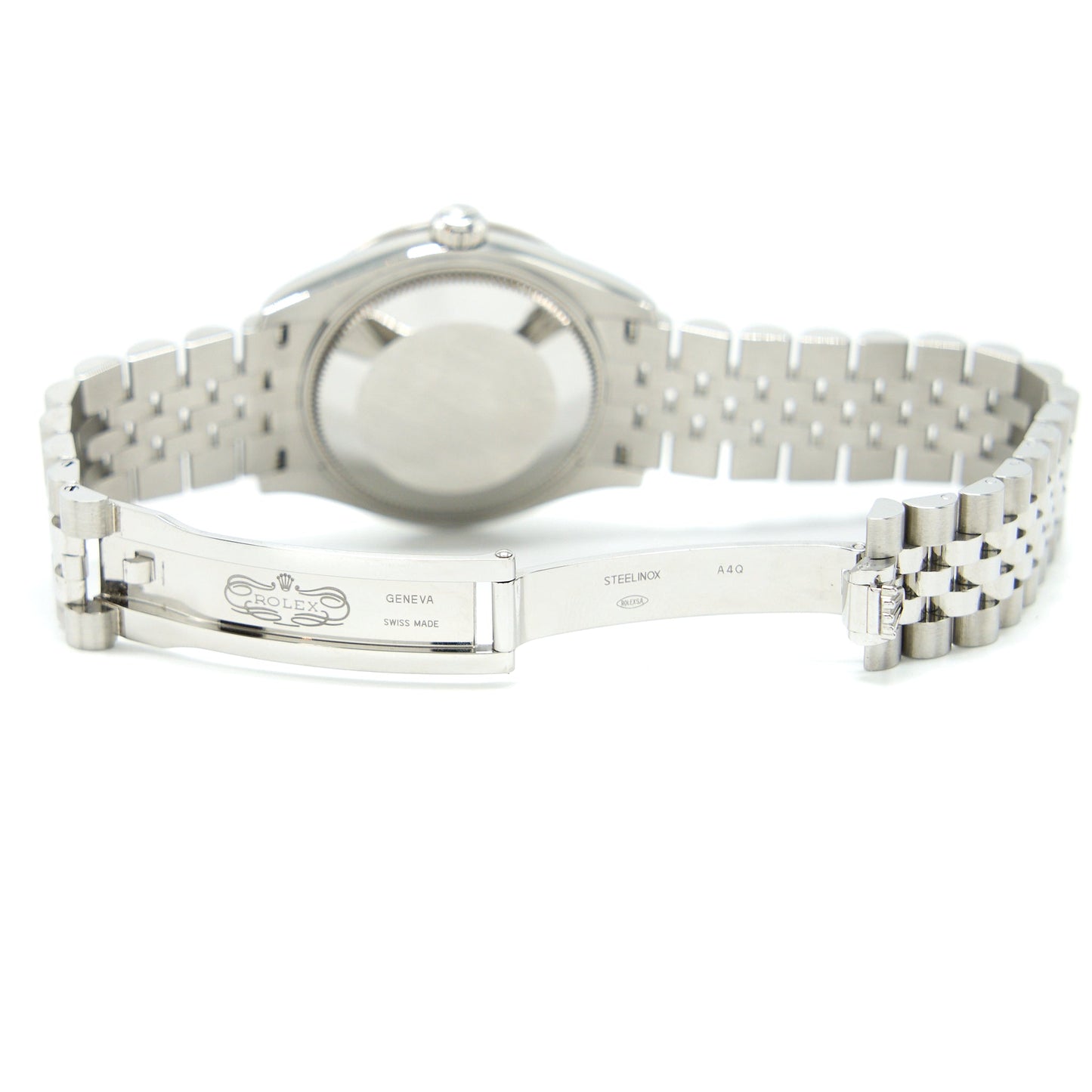 Rolex 31mm Datejust Oyster Perpetual Oystersteel White Gold Mint Green Dial With Jubilee Bracelet M278384RBR-0022