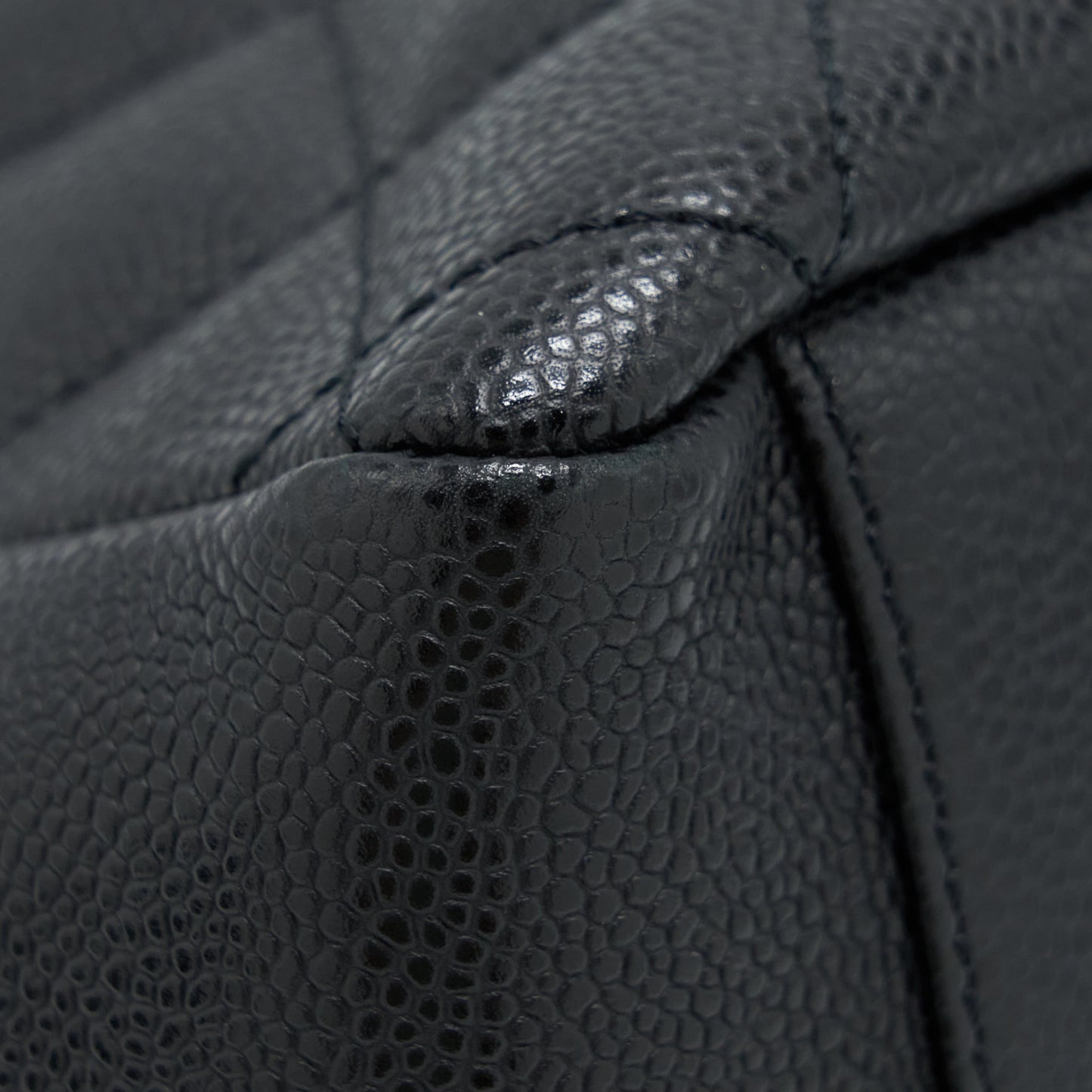 Chanel Grand Shopping Tote Bag Caviar Black GHW