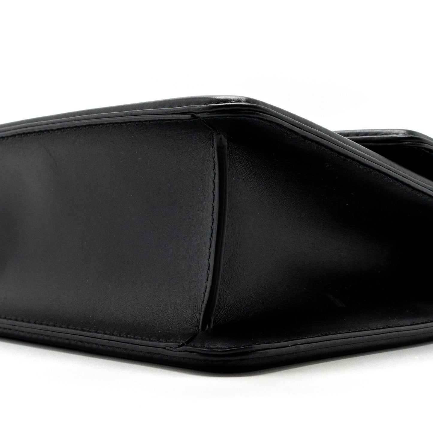 Bvlgari Serpenti forever flap bag calfskin black ruthenium Hardware