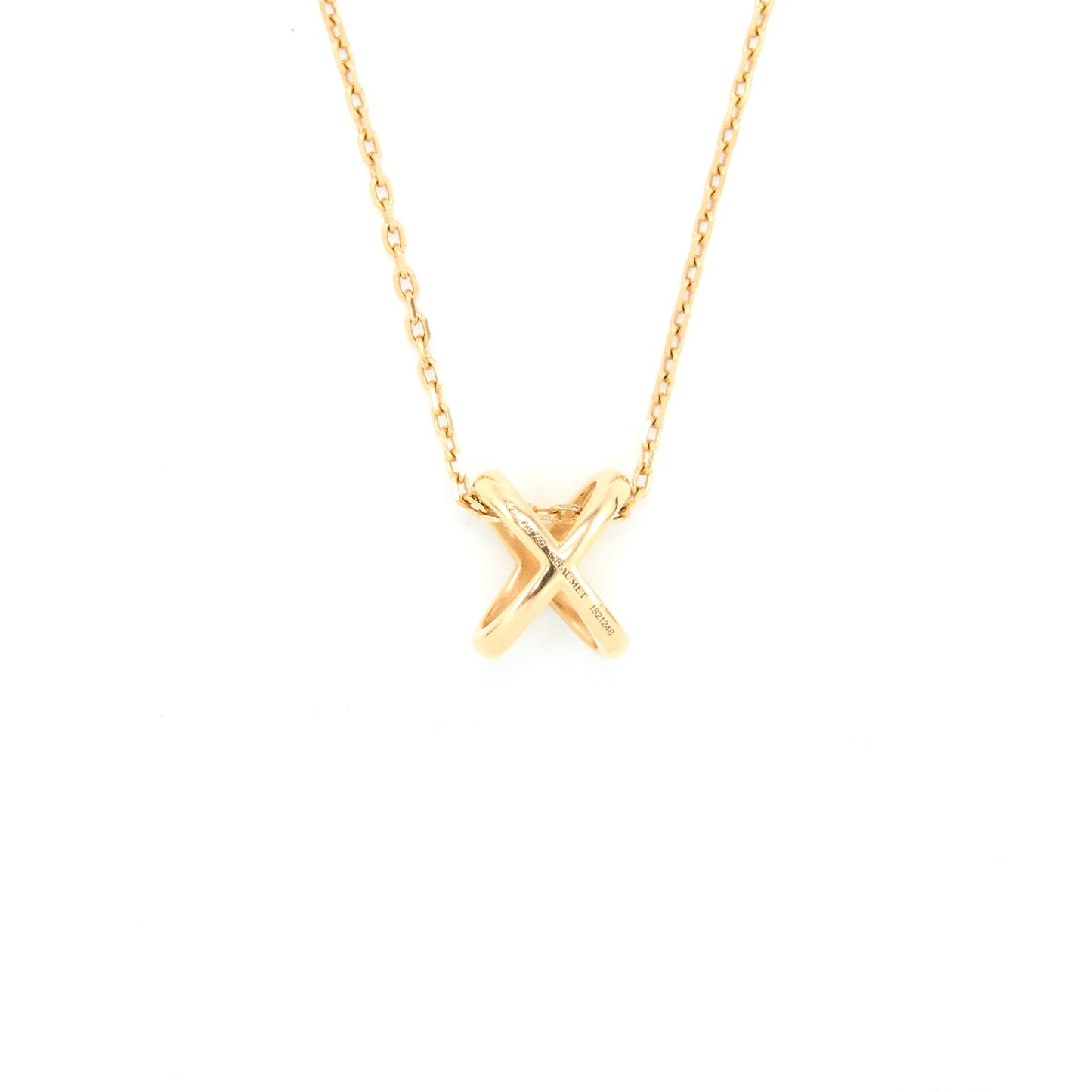 Chaumet Liens Pendant Pink Gold And Diamonds