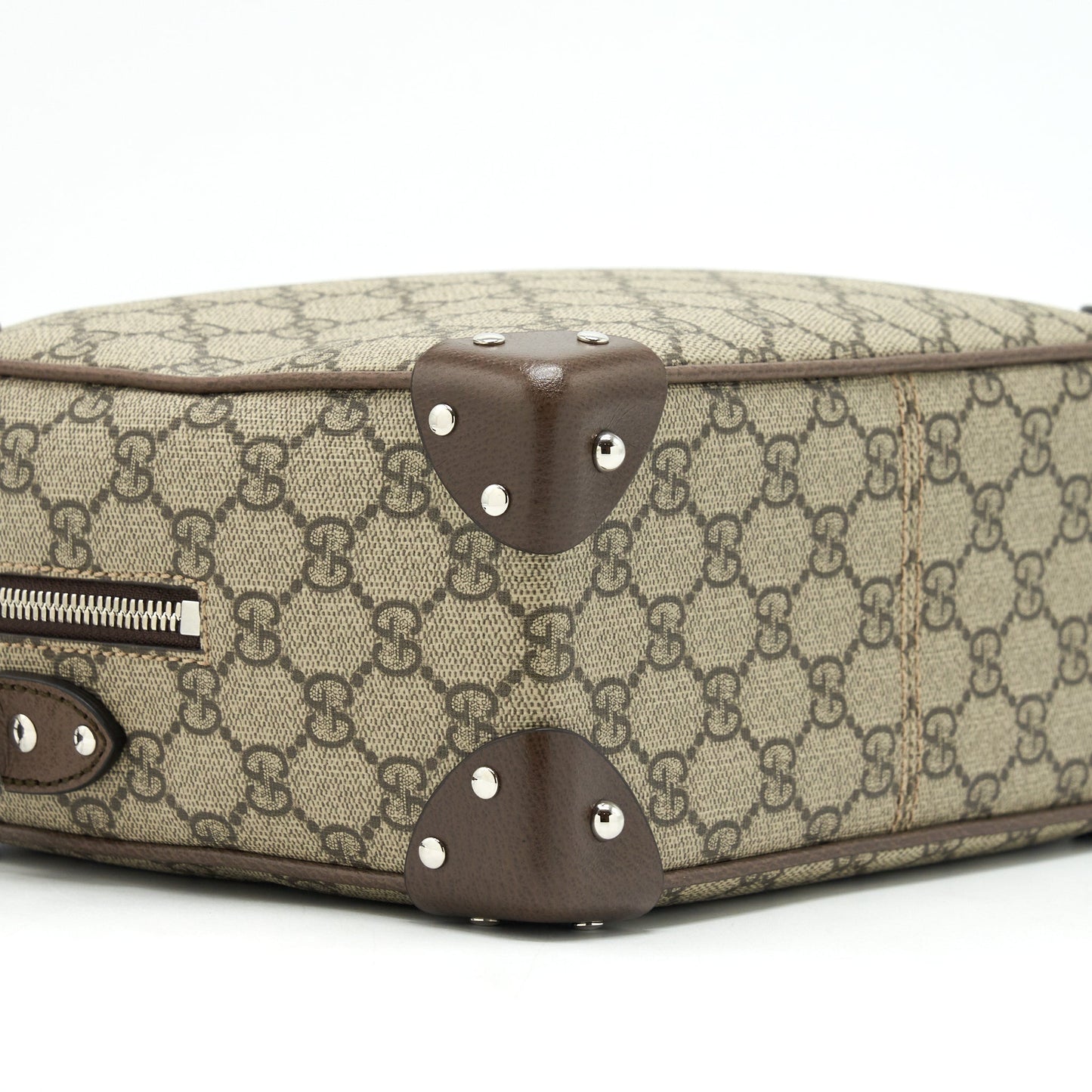 Gucci small supreme luggage cross body bag