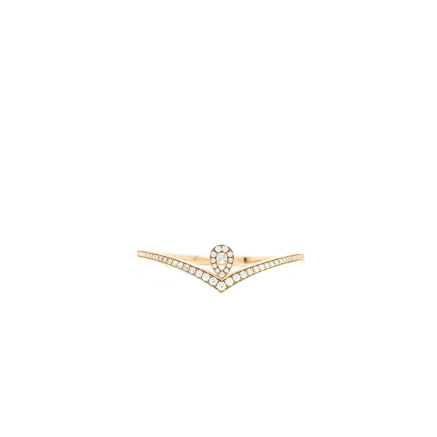 Chaumet Size 15 Josephine Aigrette Bracelet Rose Gold Diamonds