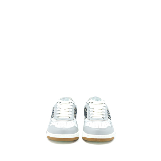 Luxury Dior Size 39 B27 Low-top Sneaker Calfskin/Oblique Jacquard Beige/Blue/Grey
