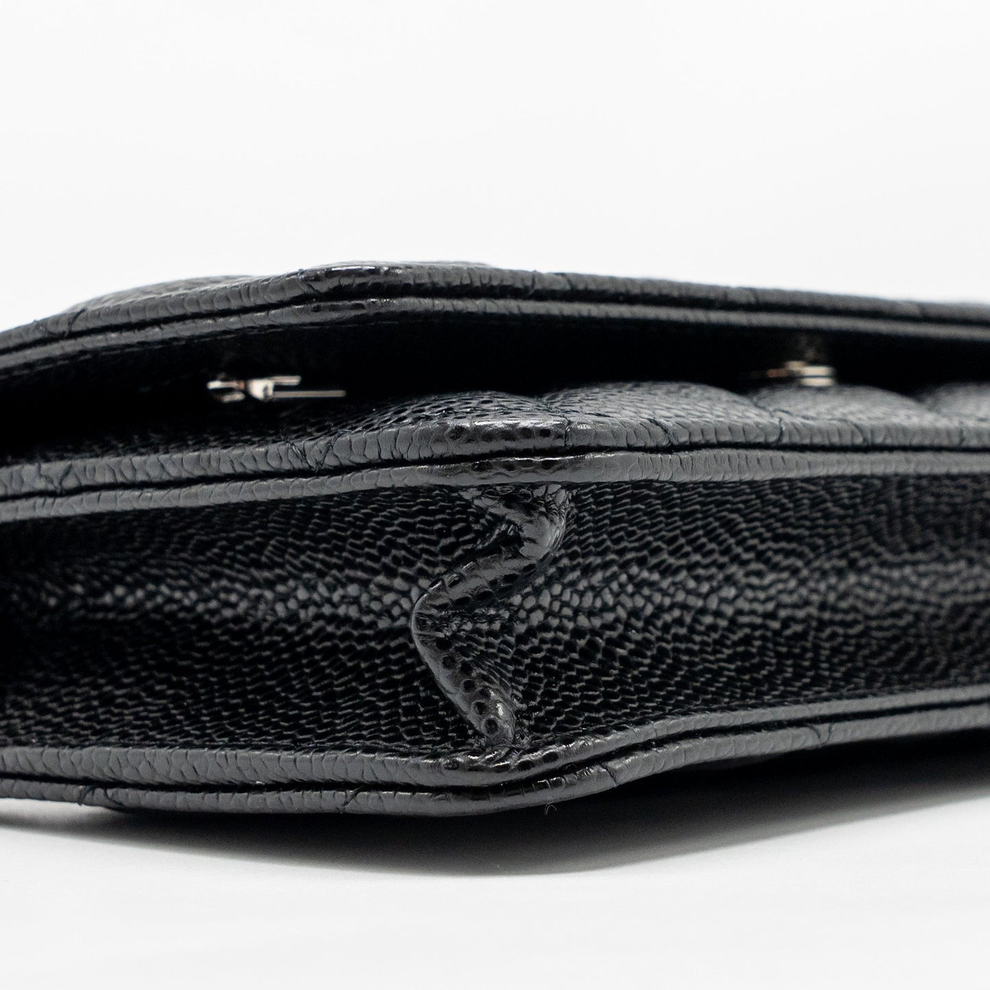 Chanel Classic Wallet on Chain Caviar Black SHW