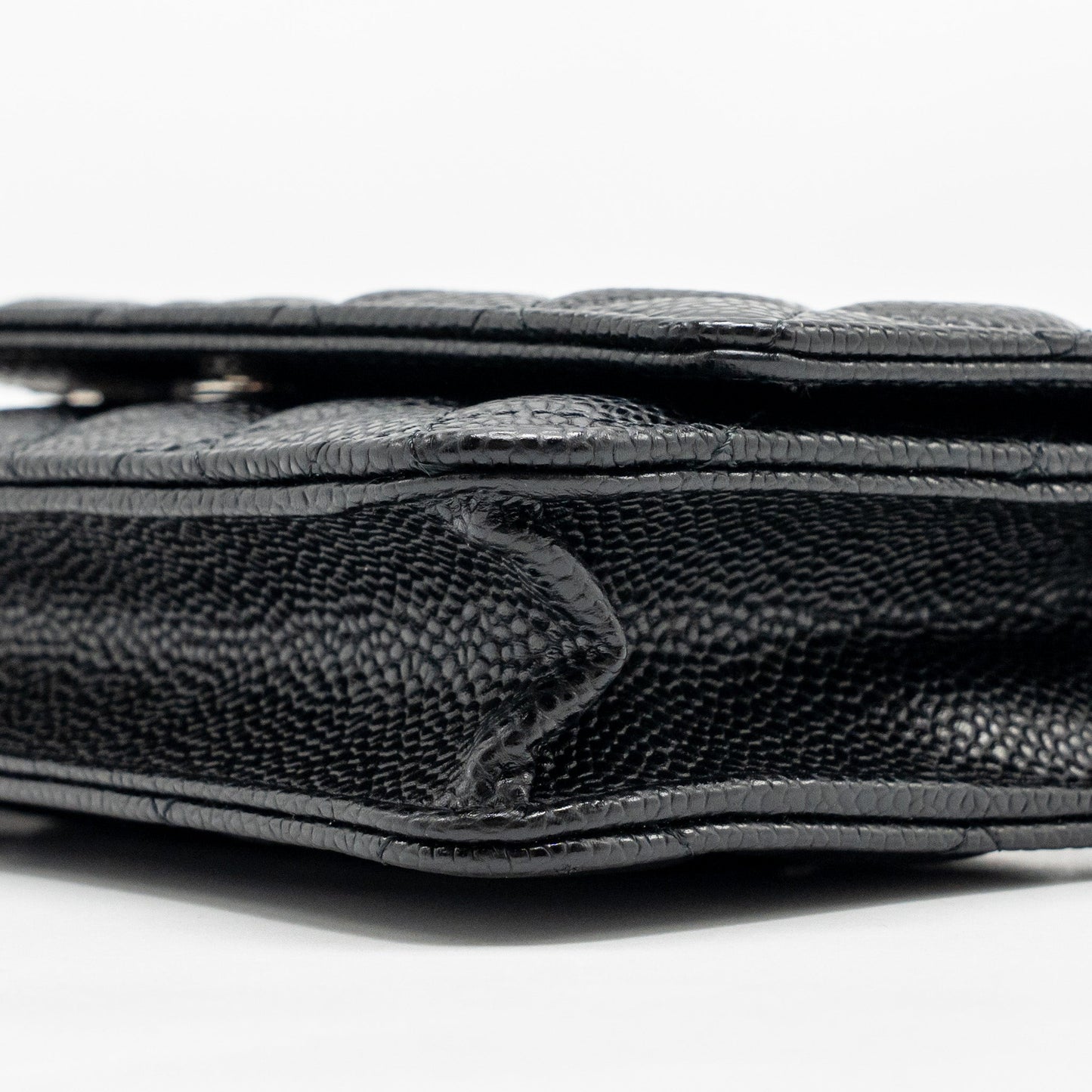 Chanel Classic Wallet on Chain Caviar Black SHW