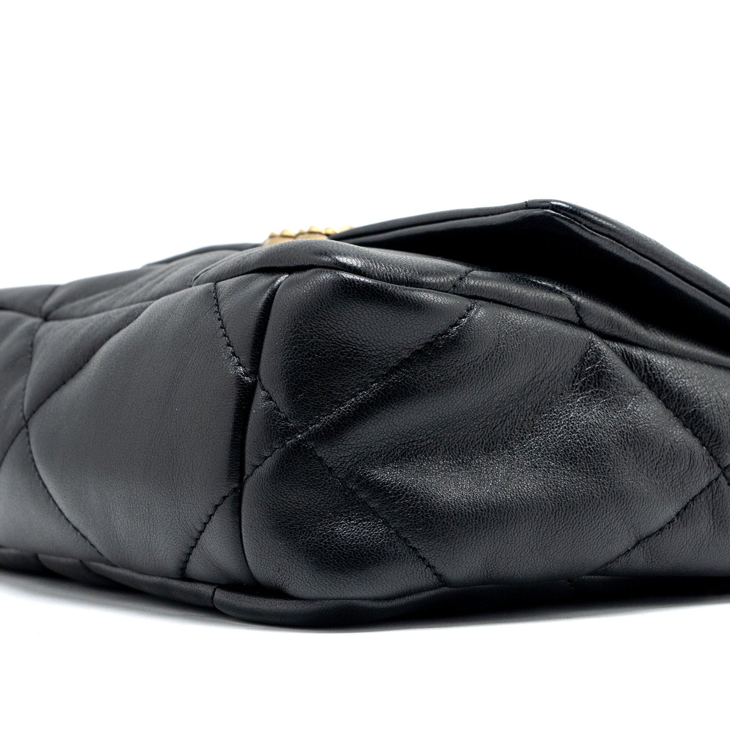 Chanel Small 19 Bag Lambskin Black Multicolour Hardware (Microchip)