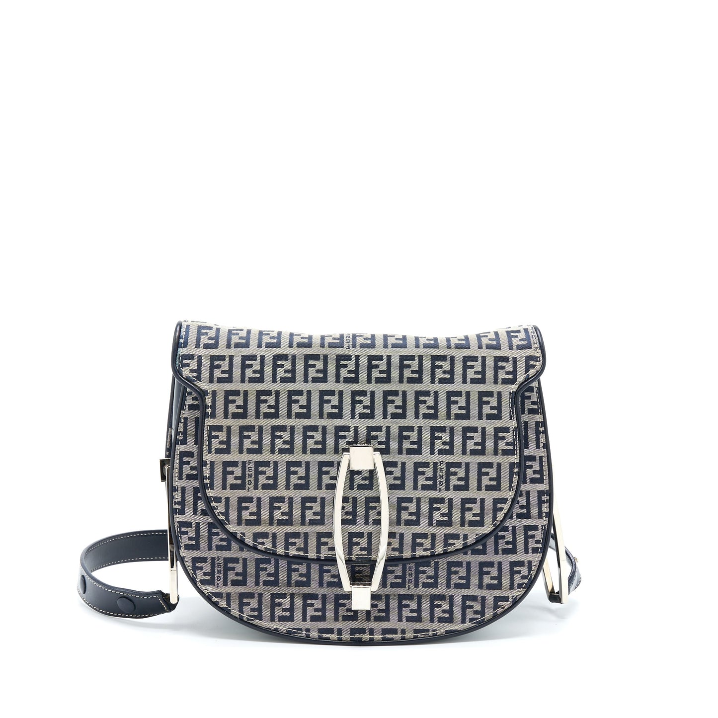 Fendi Vintage FF Logo Crossbody Bag SHW