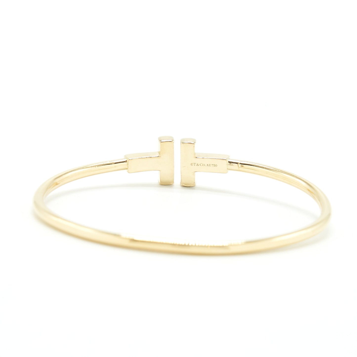 Tiffany Wire Bracelet 18K Gold size Small