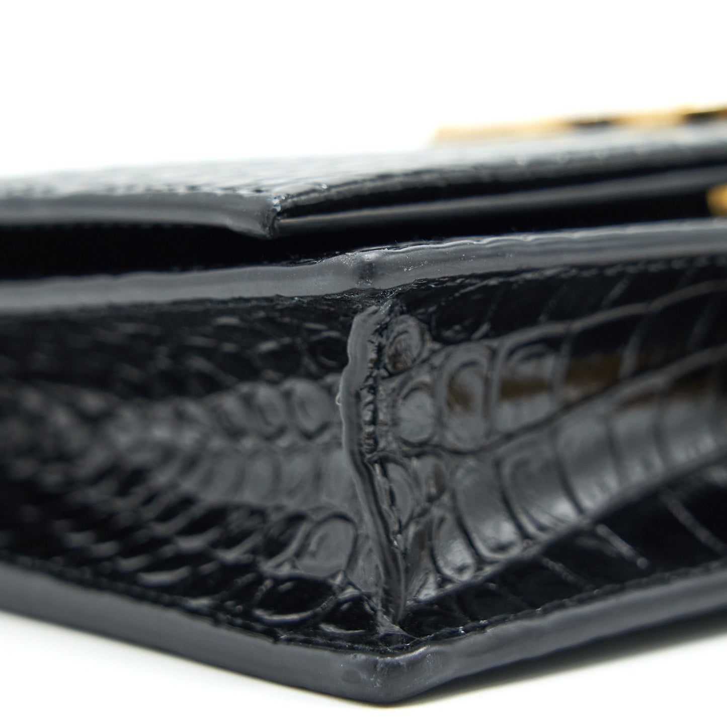 Saint Laurent /YSL Kate Small Chain Wallet with Tassel Black GHW