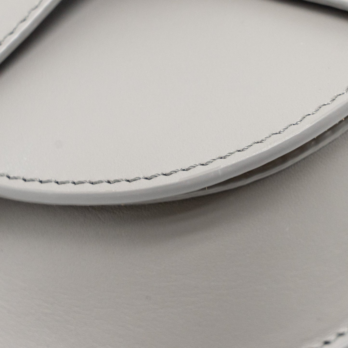 Loewe Mini Gate Dual Bag Soft Calfskin with Jacquard Strap Grey SHW