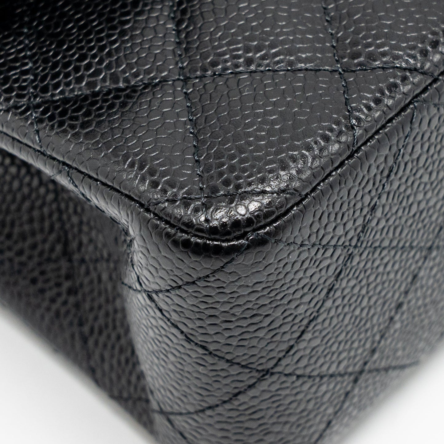 Chanel Small Classic Double Flap Bag Caviar Black SHW