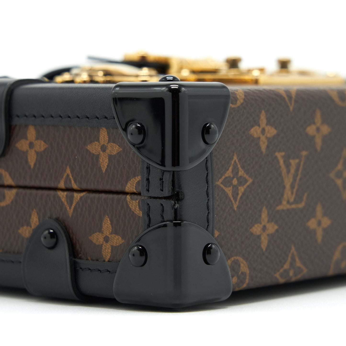 Louis Vuitton Petite Malle Monogram Canvas And Leather GHW