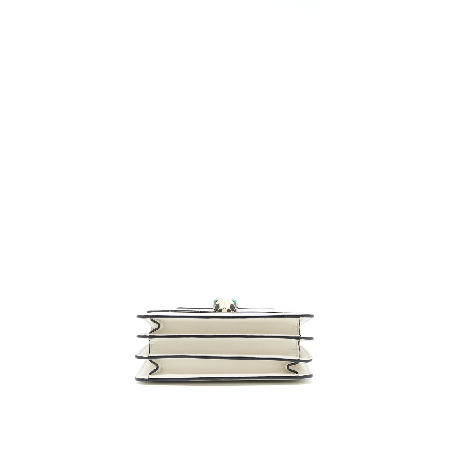 Bvlgari top handle Serpenti bag White