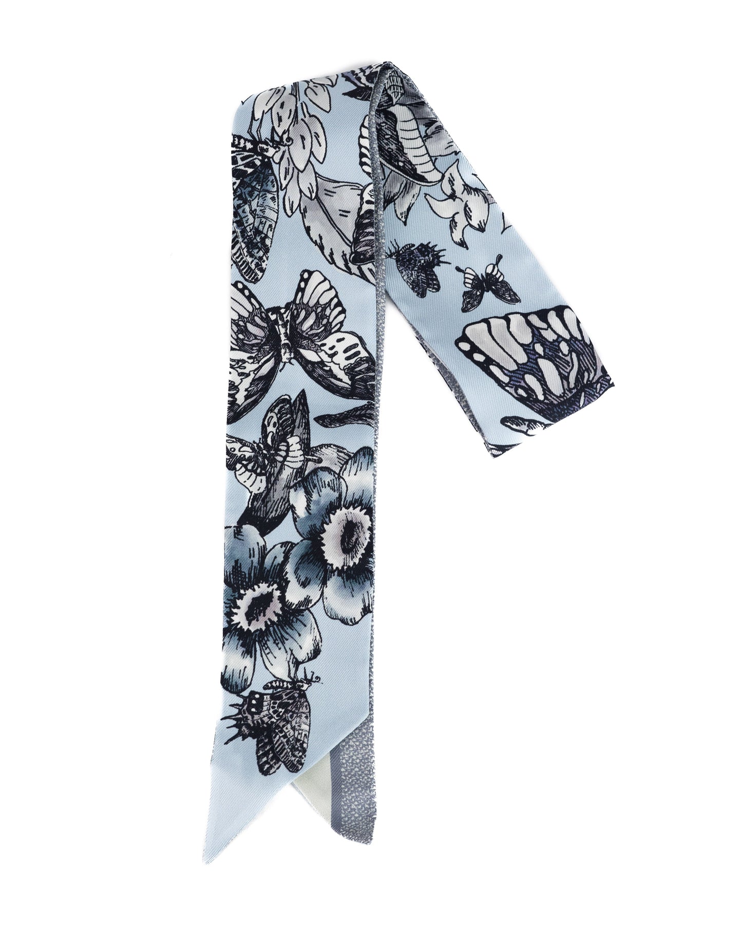 Dior Horizon Blue Multicolor Silk Twill