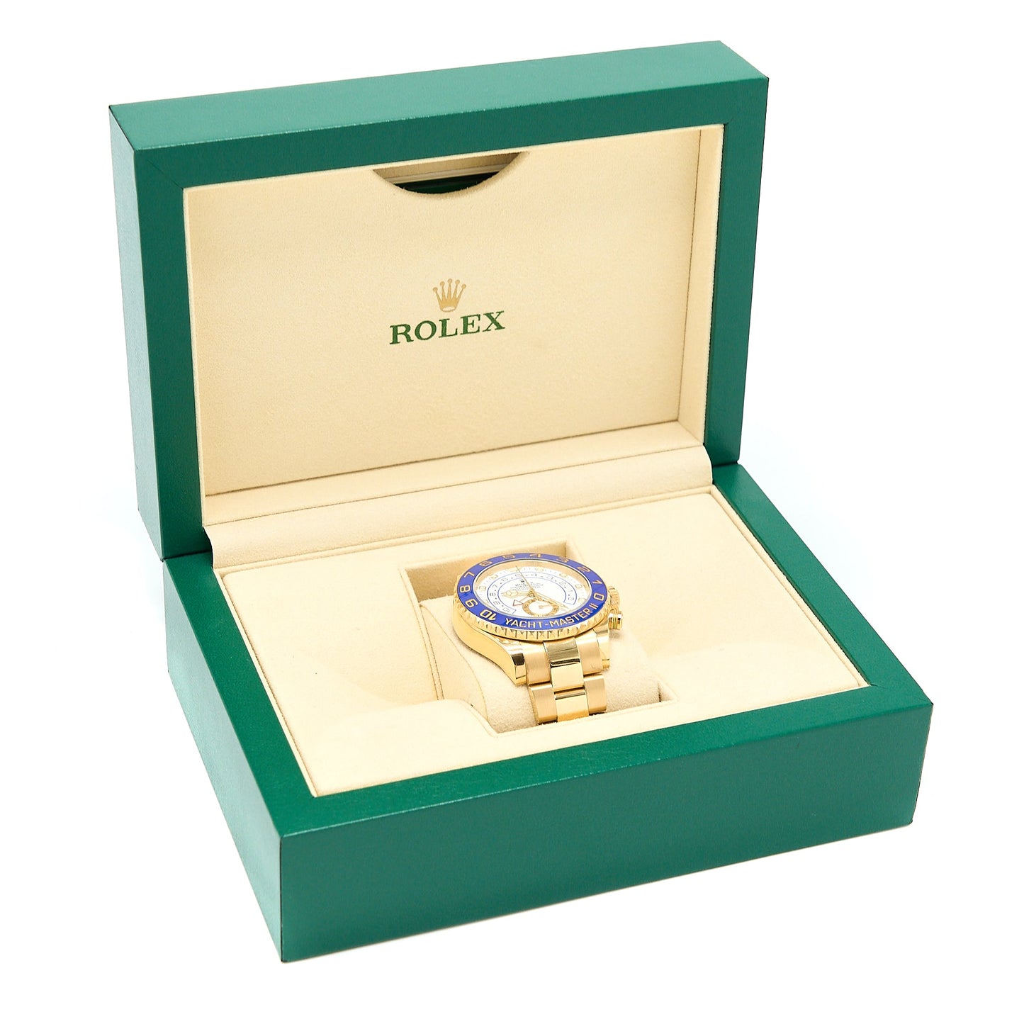 Rolex Yacht-Master II Yellow Gold 44mm White Dial Model 116688-0002