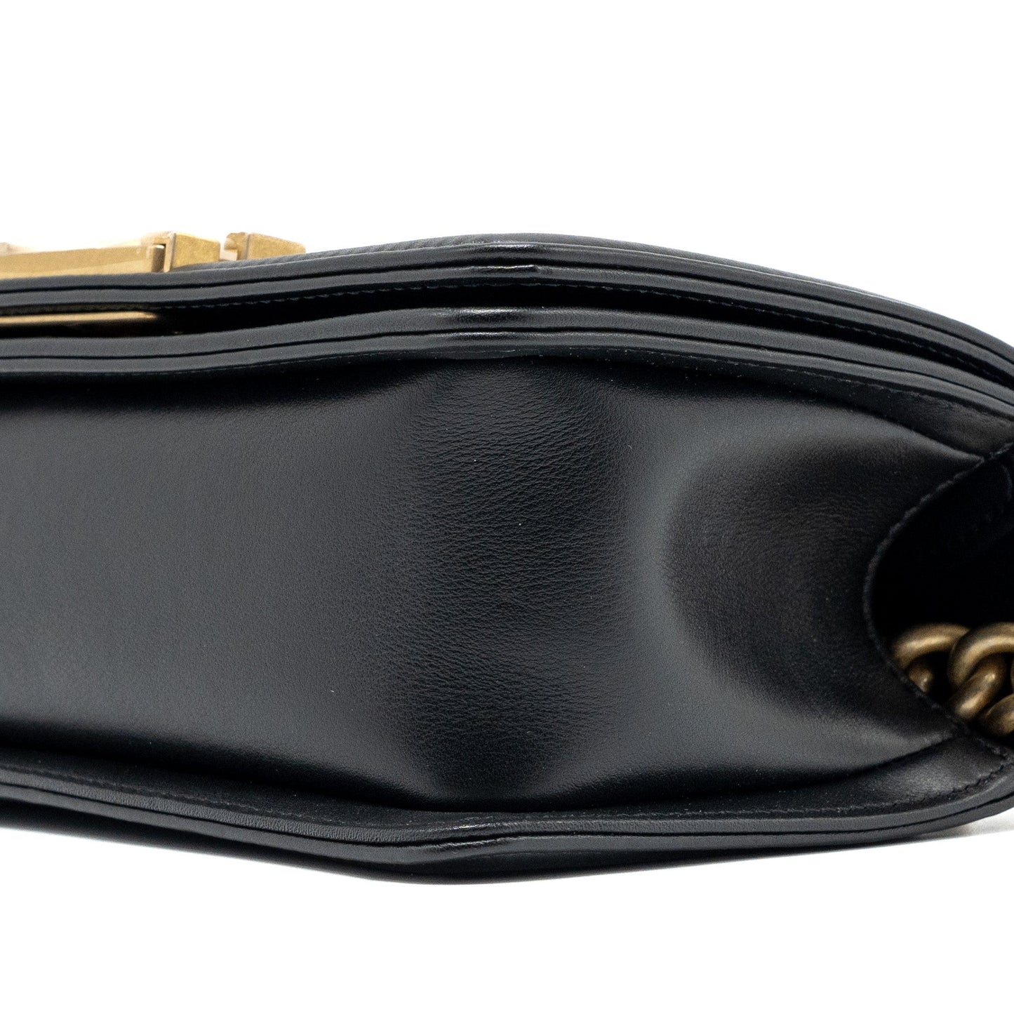 Chanel Small Boy Bag Smooth Calfskin Black GHW(Microchip)