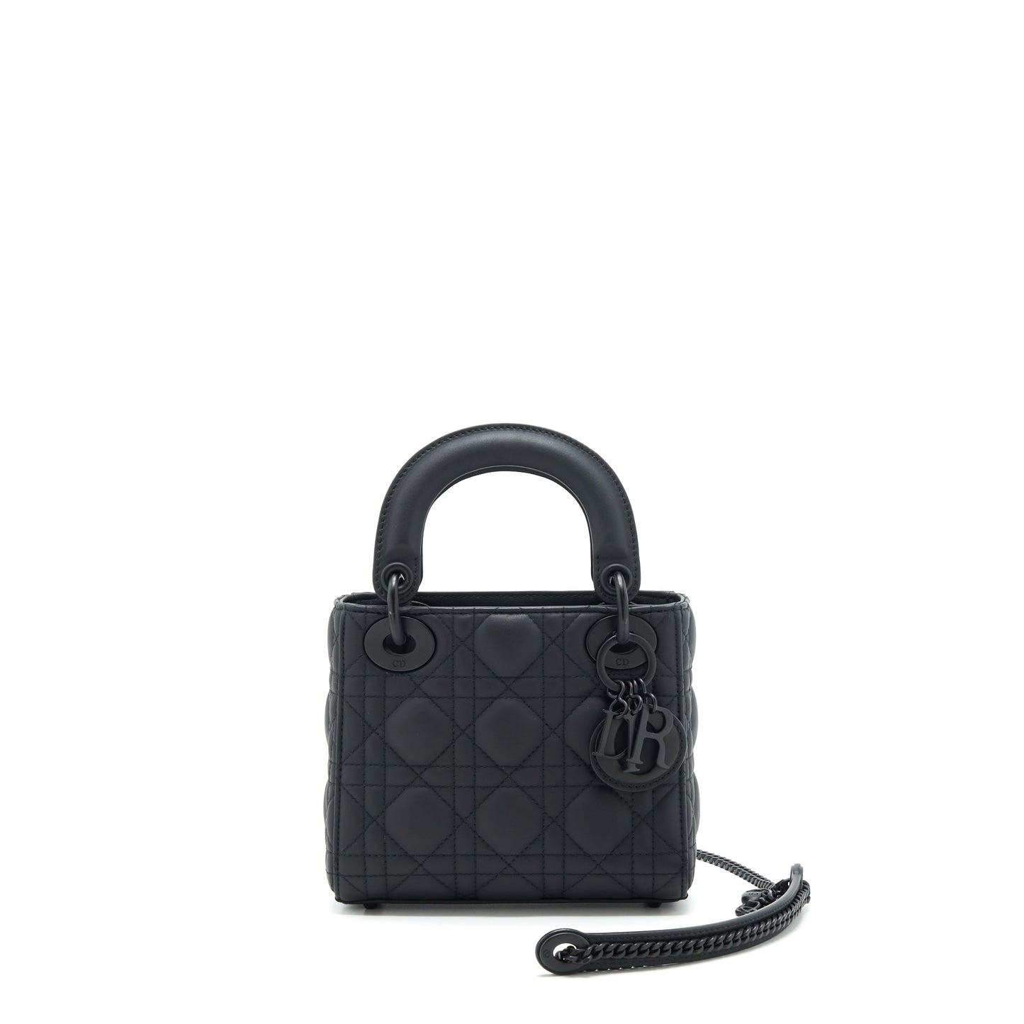 Luxury Dior mini Lady Luxury Dior Calfskin so black