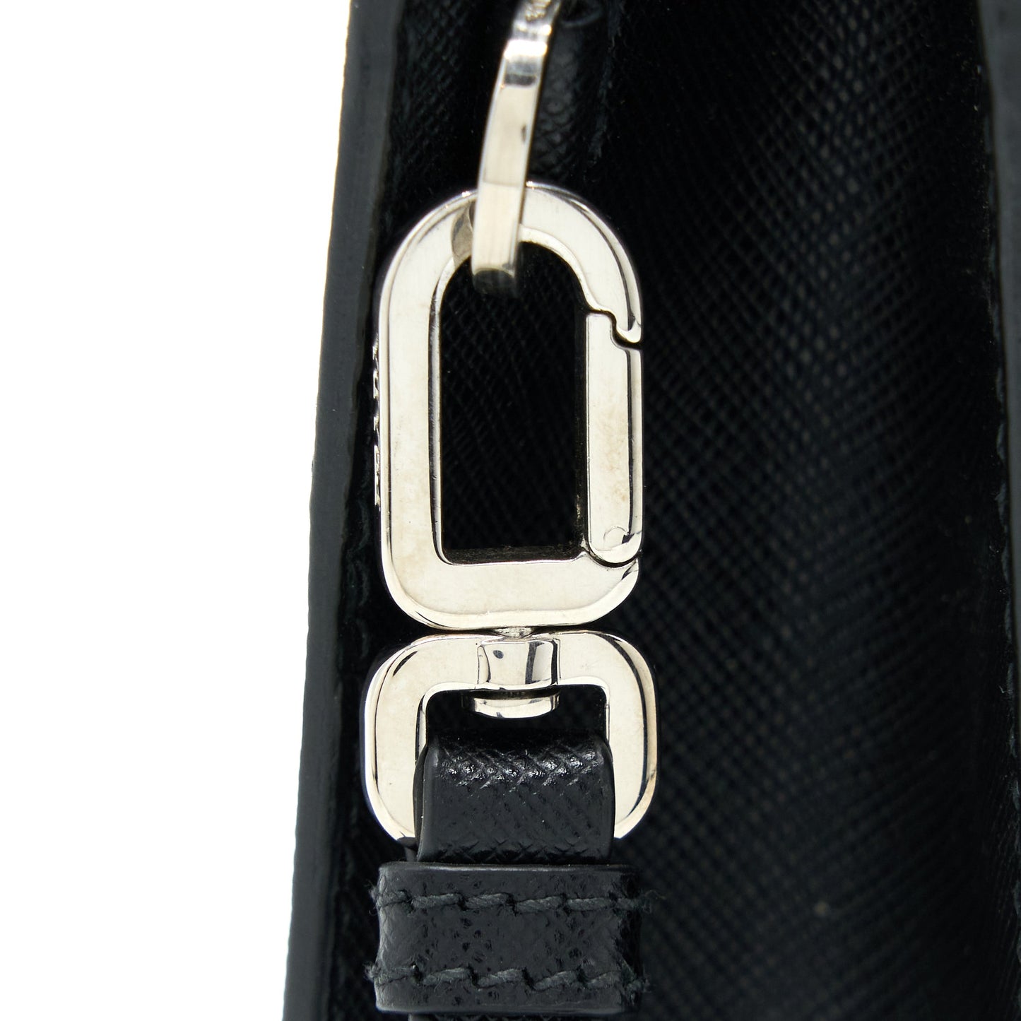 Prada Men’s Clutch Soffiano Black SHW
