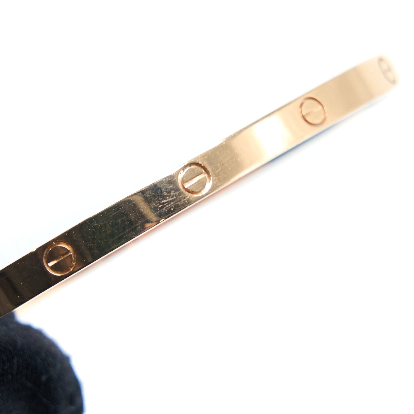 Cartier Size 16 Love Bracelet Small Model Rose Gold