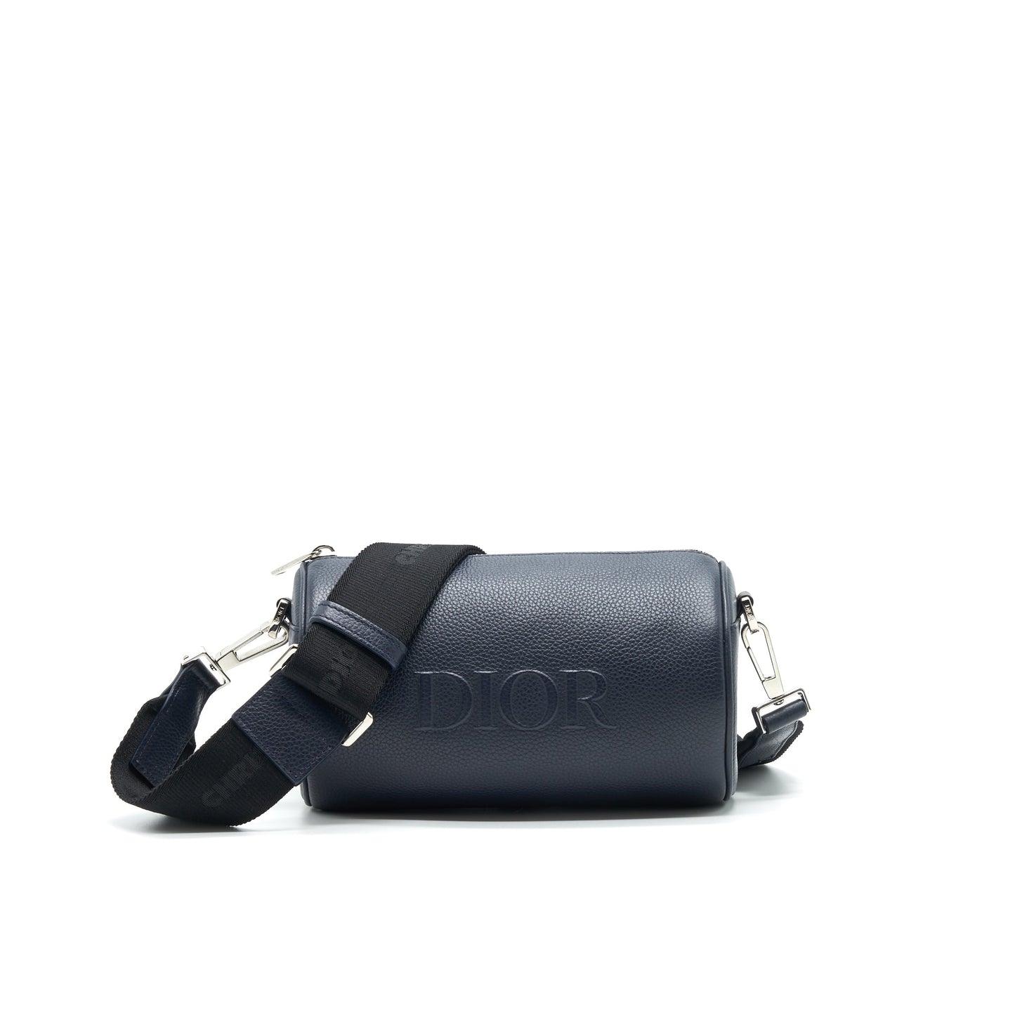 Luxury Dior Homme Grained Calfskin Roller Messenger Bag