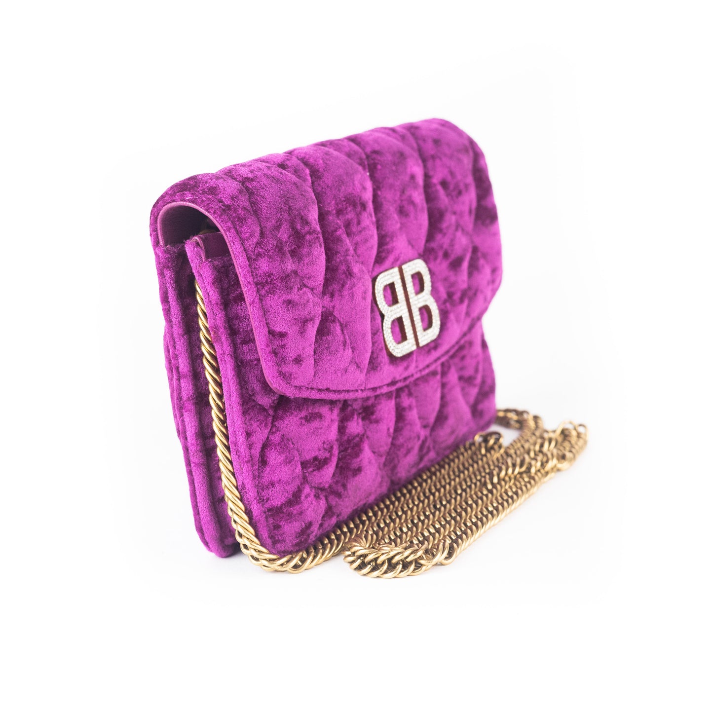 Balenciaga Velvet BB Chain Bag