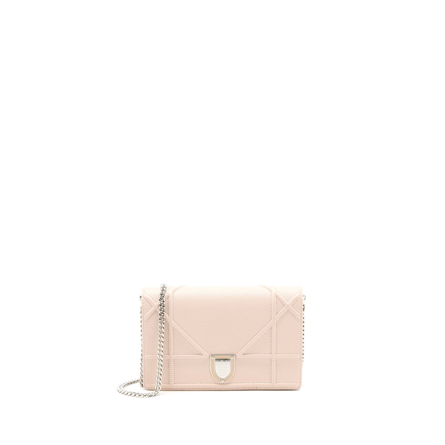 Luxury Dior Luxury Diorama Wallet On Chain Calfskin Light Pink SHW