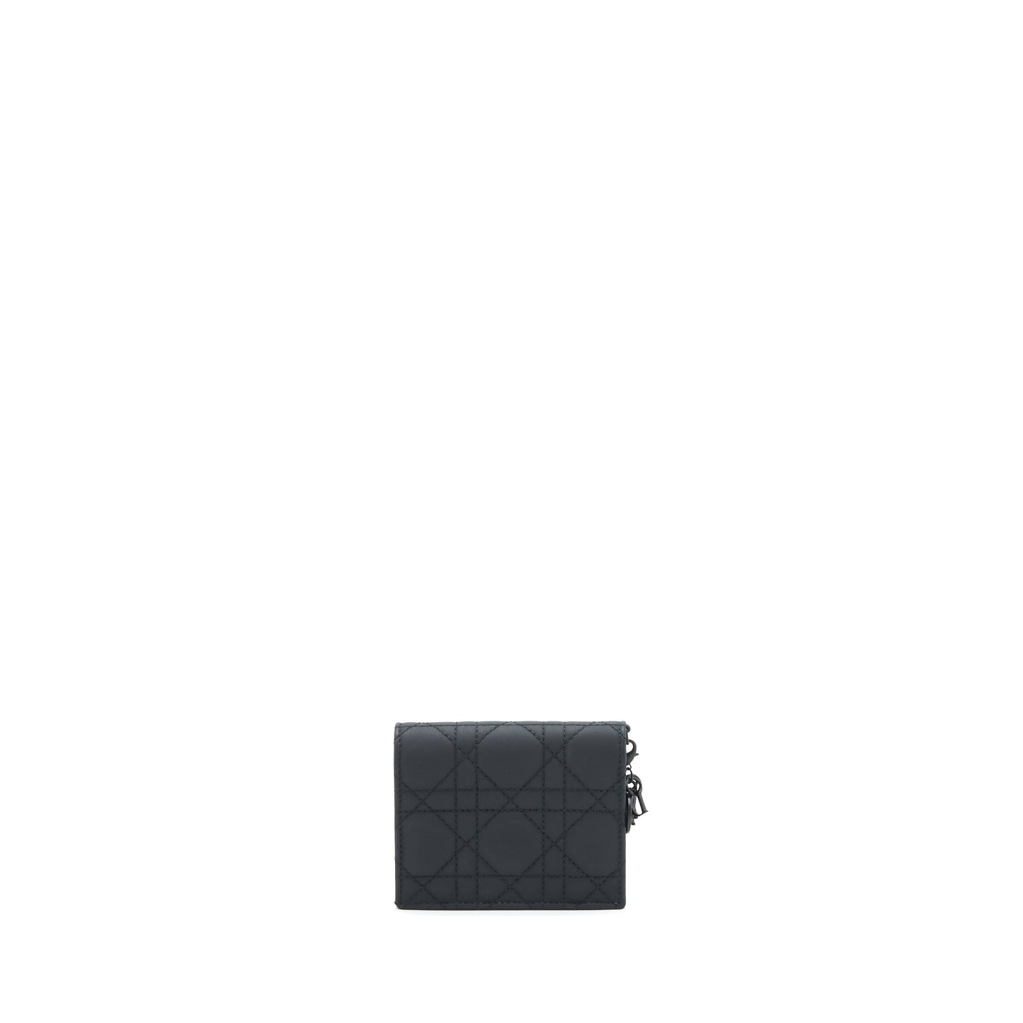 Luxury Dior Flap card Holder Calfskin so black
