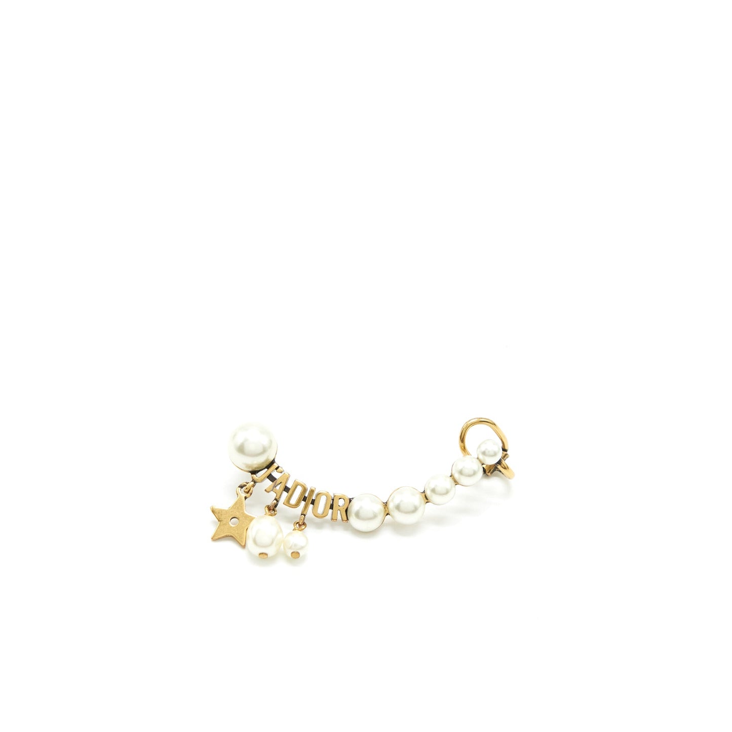 Luxury Dior One Side J’aLuxury Dior With Pearl Earring GHW