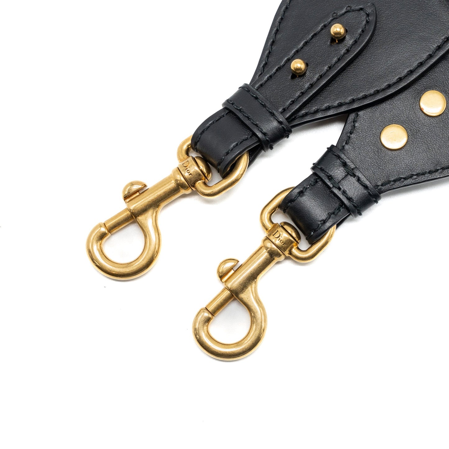 Luxury Dior Shoulder Strap Oblique Canvas Black GHW
