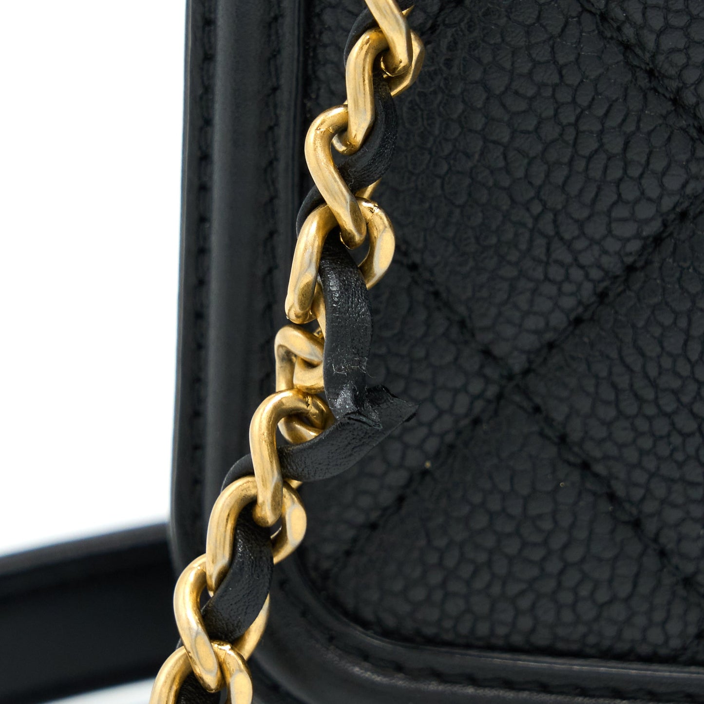 Chanel Filigree Flap Bag Caviar Black GHW