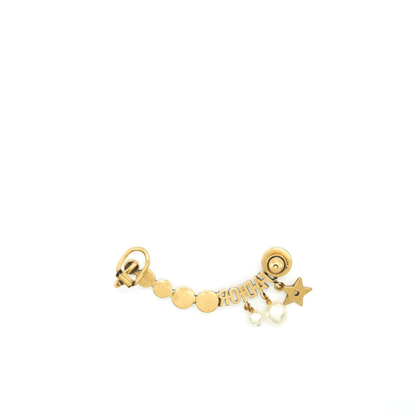 Luxury Dior One Side J’aLuxury Dior With Pearl Earring GHW