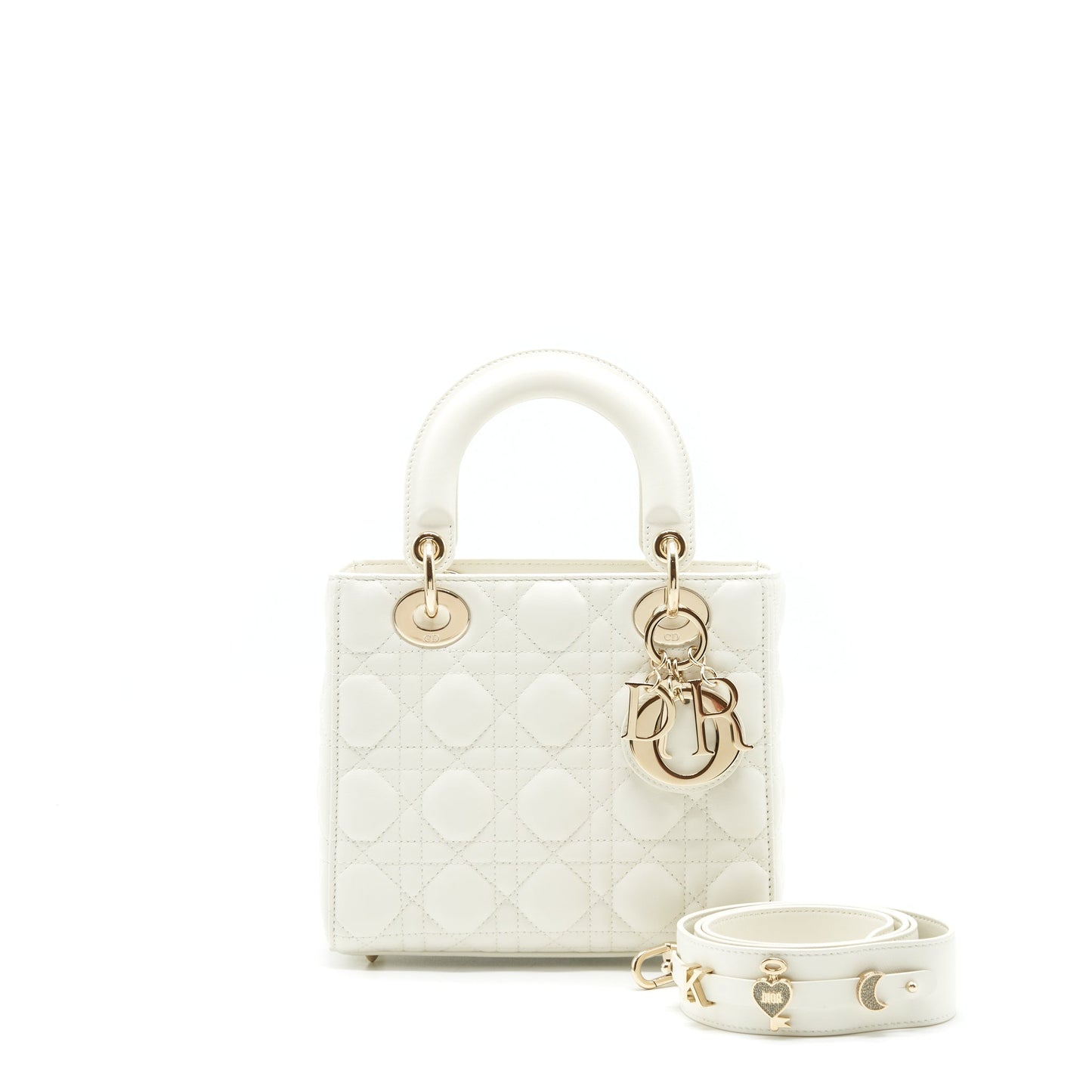 Luxury Dior Small Lady Luxury Dior my ABCLuxury Dior Bag WHITE LGHW